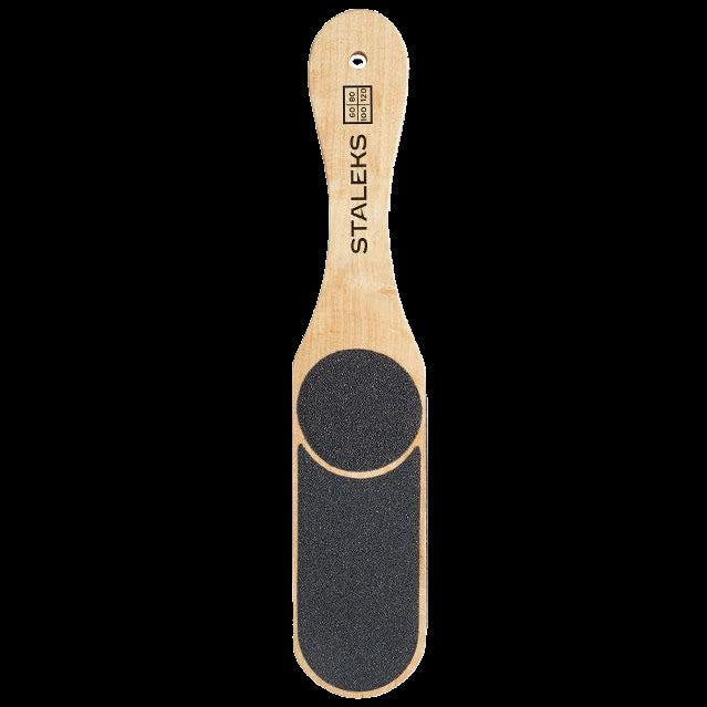 STALEKS BEAUTY & CARE 10 TYPE 3 MULTI GRIT WOODEN PEDICURE FOOT FILE THREE-SIDED 60/80/100/120 ABC 10/3- STALEKS™ by kvadrat store