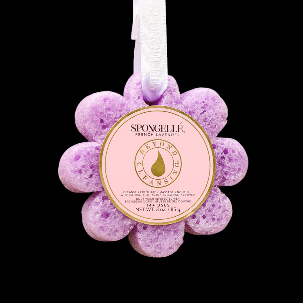 French Lavender Wild Flower Bath Sponge by Spongellé