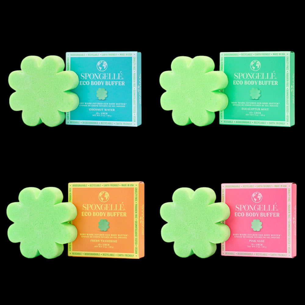 Eco Body Buffer Assorted Pack by Spongellé