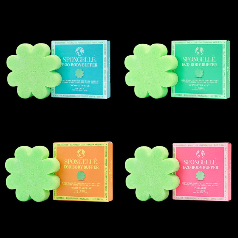 Eco Body Buffer Assorted Pack by Spongellé