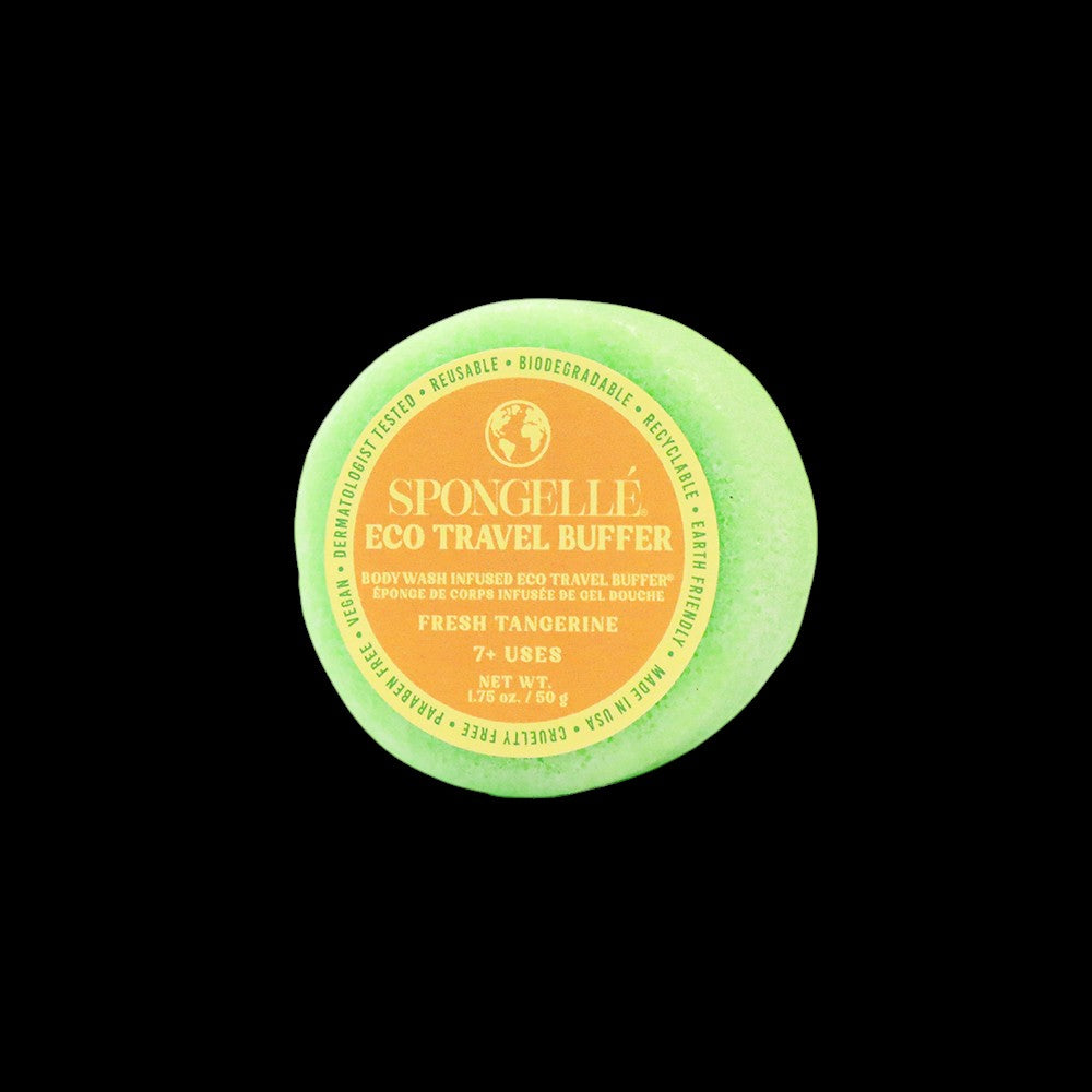 Fresh Tangerine | Eco Travel Buffer by Spongellé