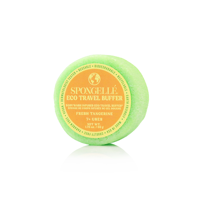Fresh Tangerine | Eco Travel Buffer by Spongellé