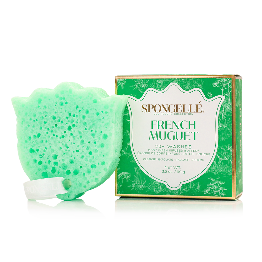 French Muguet | Les Fleurs Body Buffer by Spongellé