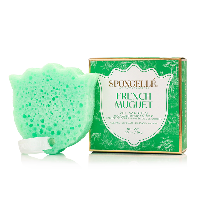 French Muguet | Les Fleurs Body Buffer by Spongellé