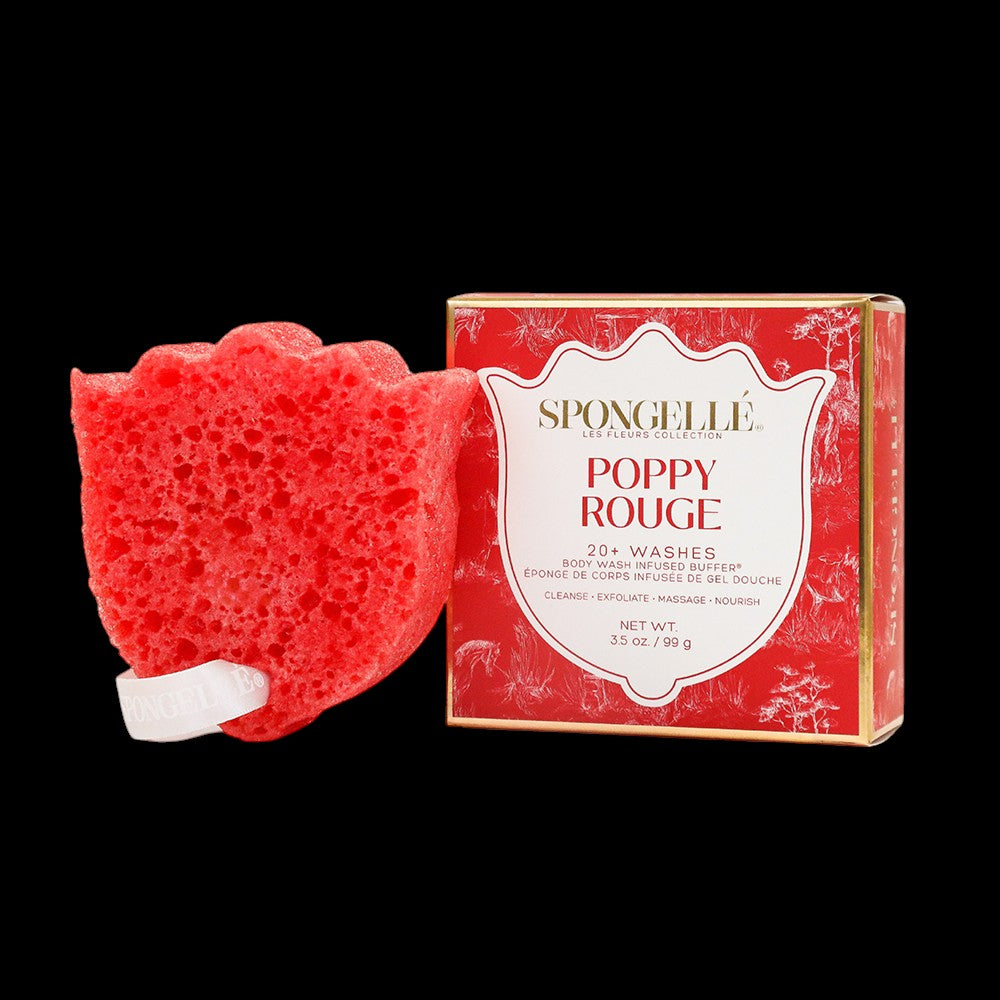 Poppy Rouge | Les Fleurs Body Buffer by Spongellé