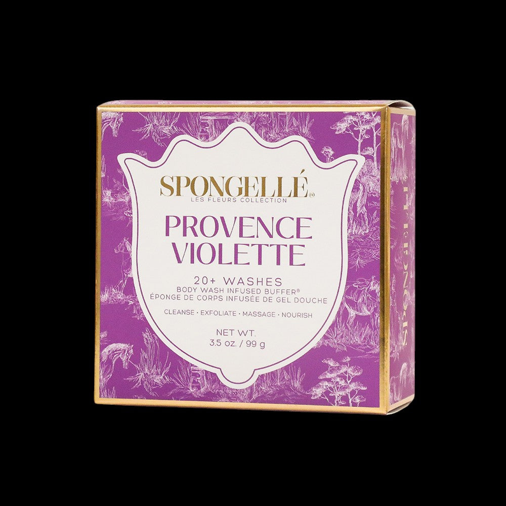 Provence Violette | Les Fleurs Body Buffer by Spongellé
