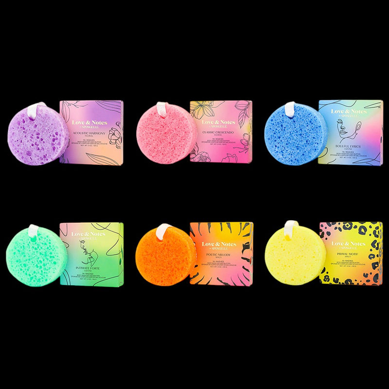 Love & Notes Body Buffer Assorted Pack by Spongellé