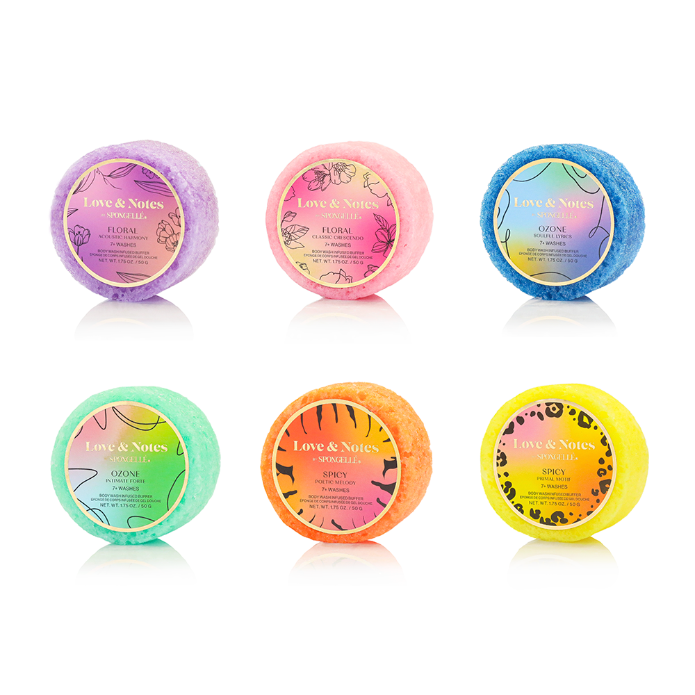 Love & Notes Spongette Assorted Pack by Spongellé