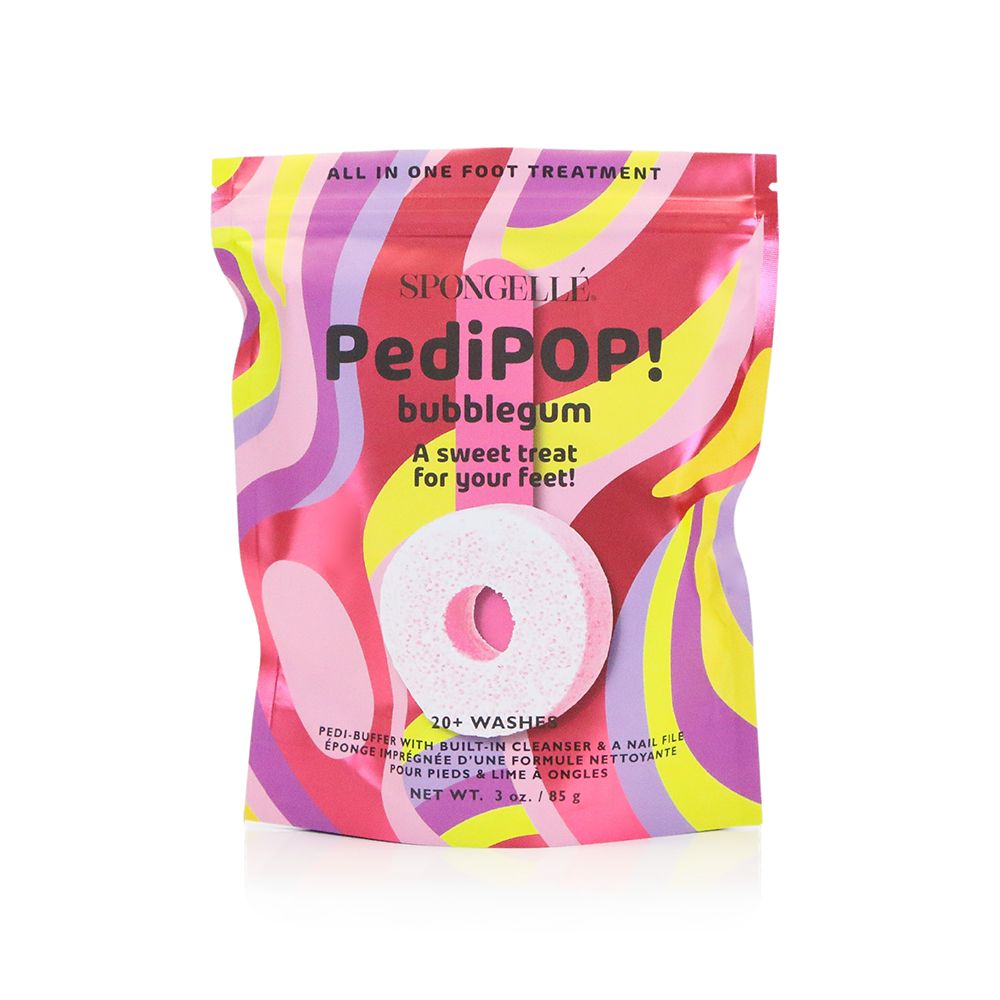 Bubblegum | PediPOP! Pedi Buffer & Nail File by Spongellé