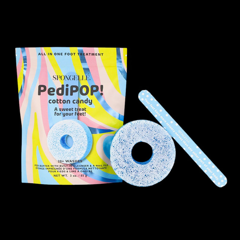 Cotton Candy | PediPOP! Pedi Buffer & Nail File by Spongellé