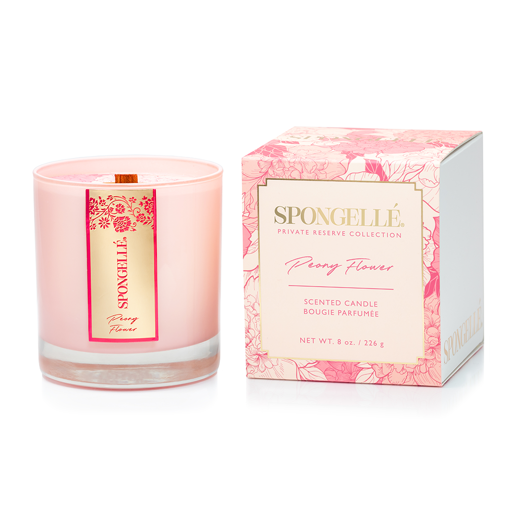 Peony Flower | Private Reserve Candle by Spongellé