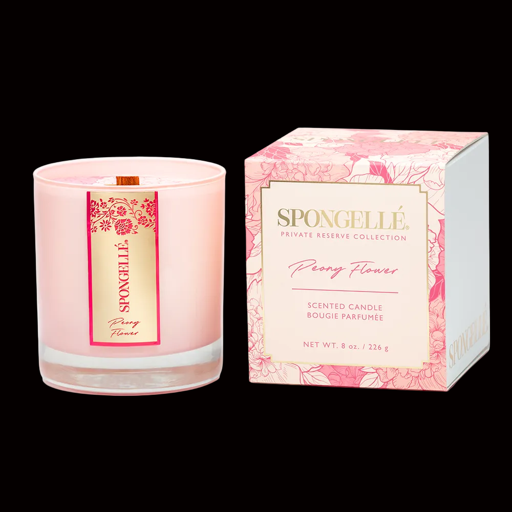 Peony Flower | Private Reserve Candle by Spongellé