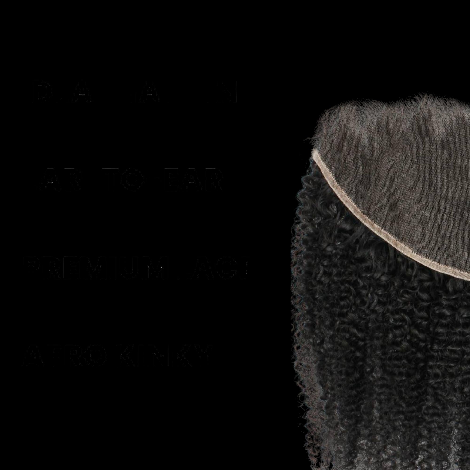 Afro Kinky 13x6 HD Lace Human Hair Frontal by Private Label