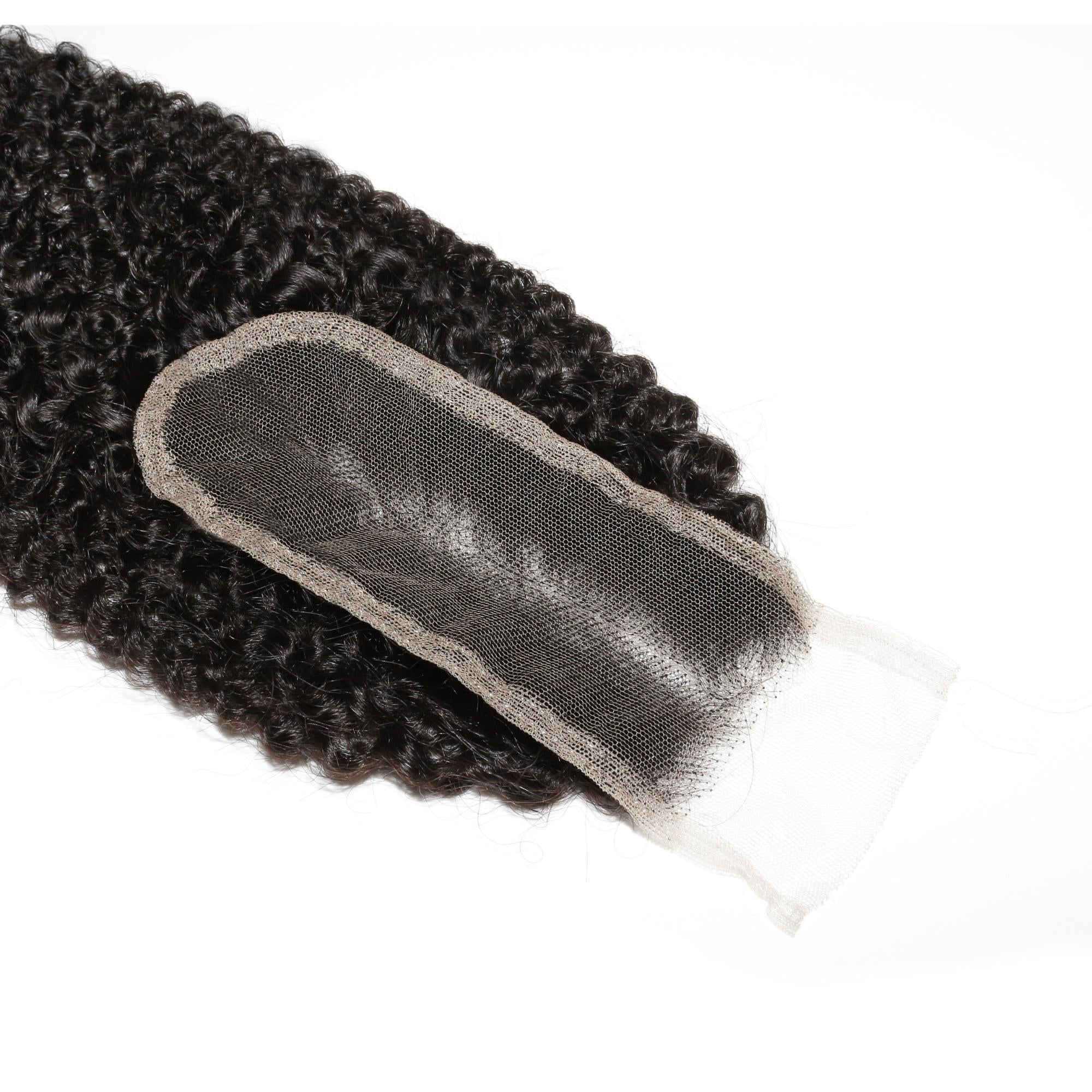 Afro Kinky 2x6 Transparent Lace Human Hair Closure by Private Label