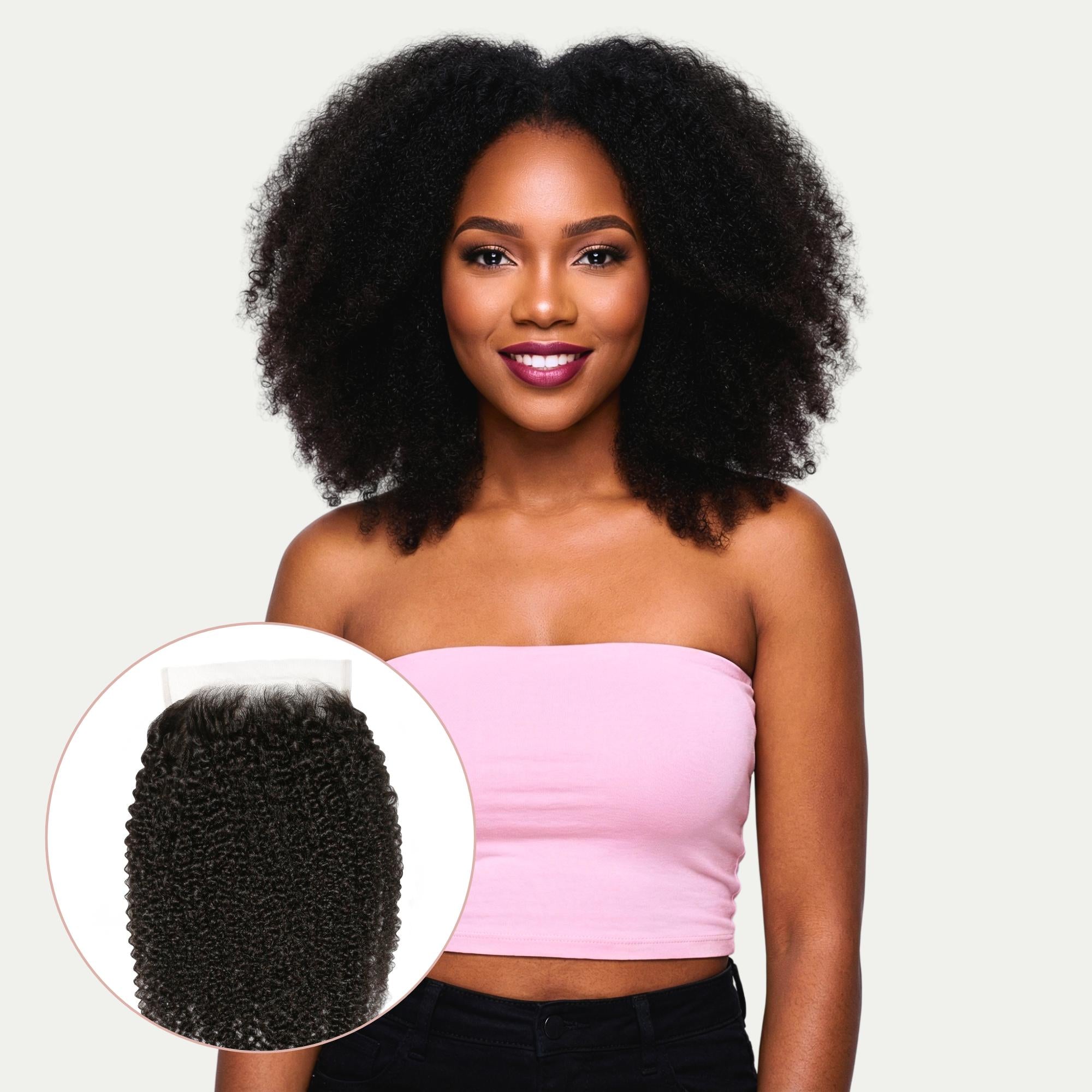 Afro Kinky 6x6 HD Lace Human Hair Closure by Private Label