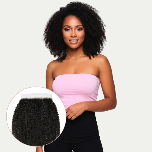 Afro Kinky 7x7 HD Lace Human Hair Closure by Private Label