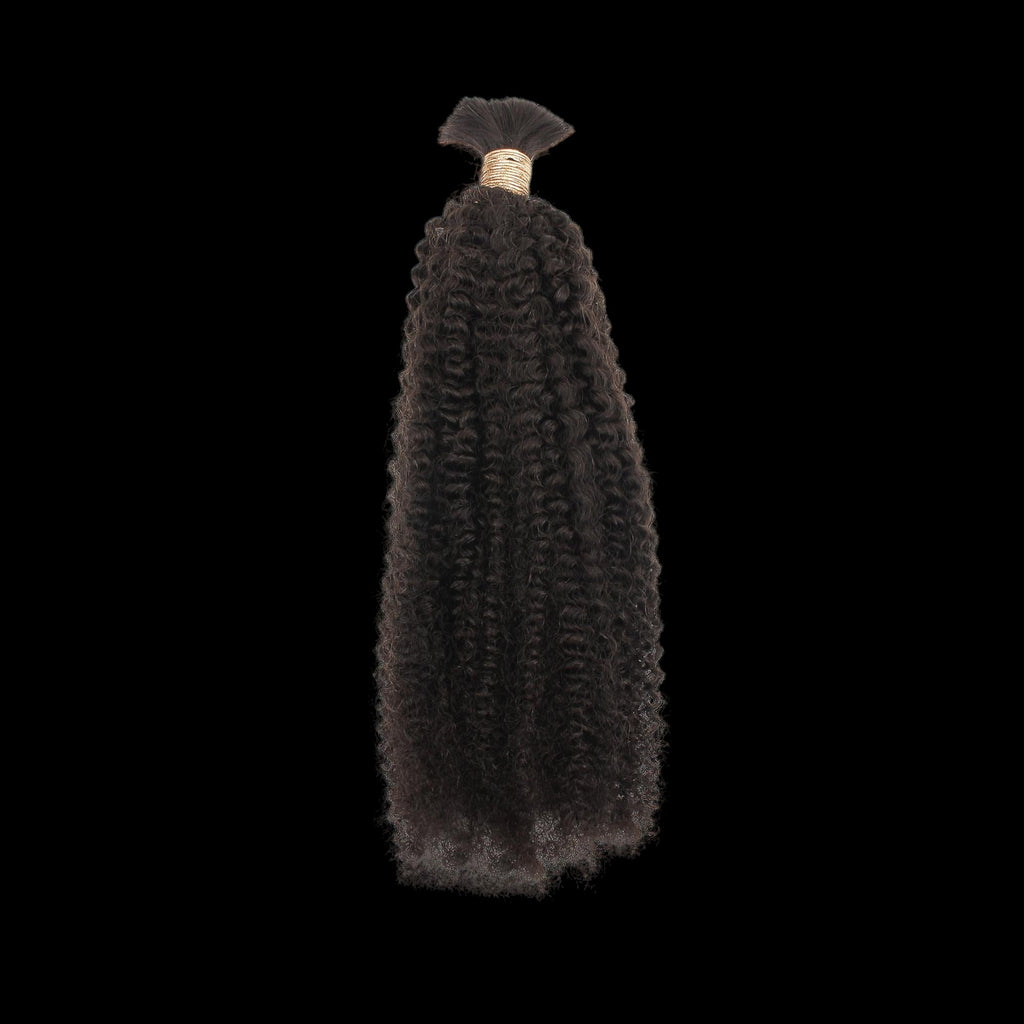 Afro Kinky Bulk 100% Human Braiding Hair by Private Label