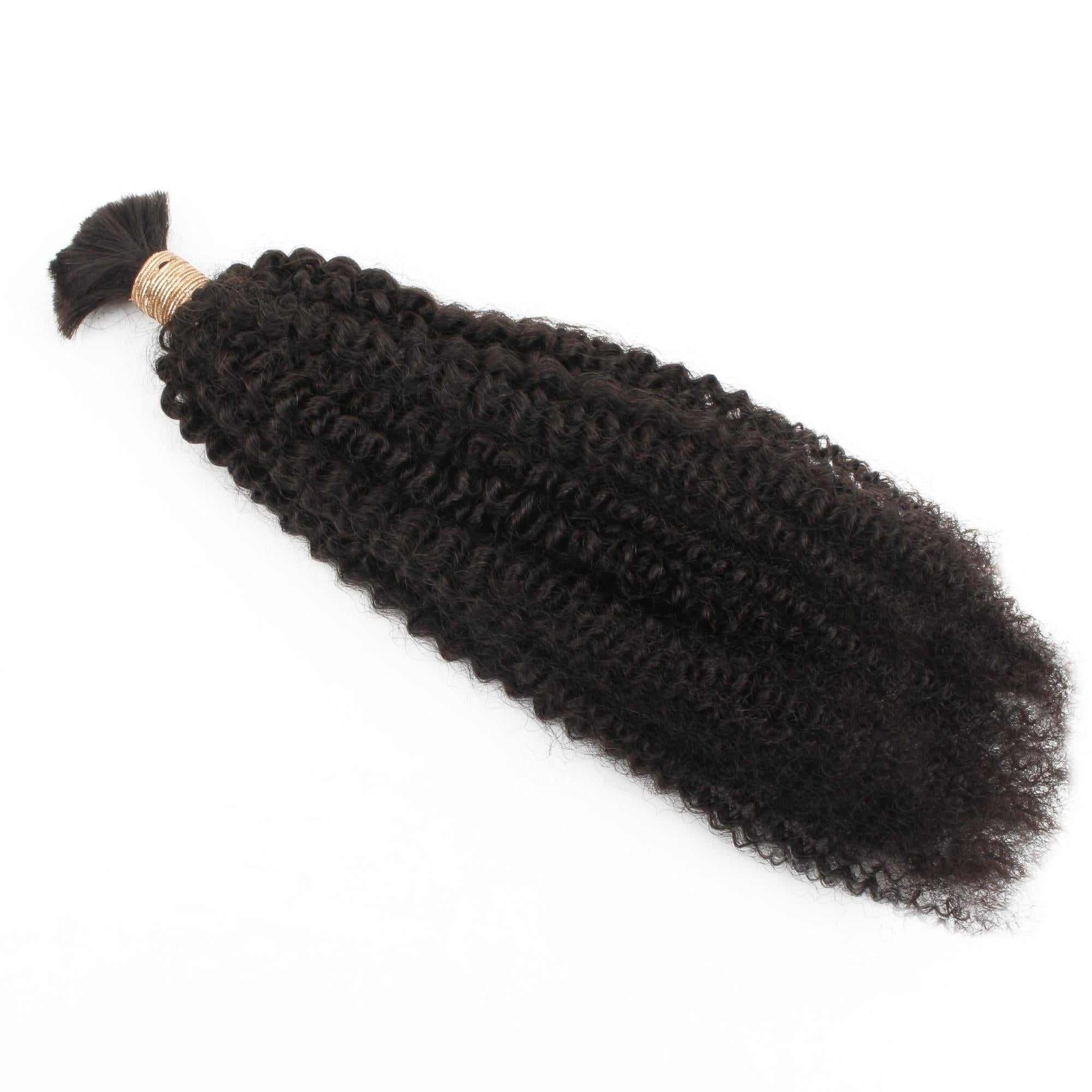 Afro Kinky Bulk 100% Human Braiding Hair by Private Label