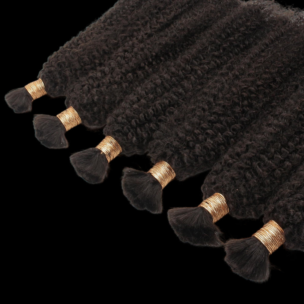 Afro Kinky Bulk 100% Human Braiding Hair by Private Label