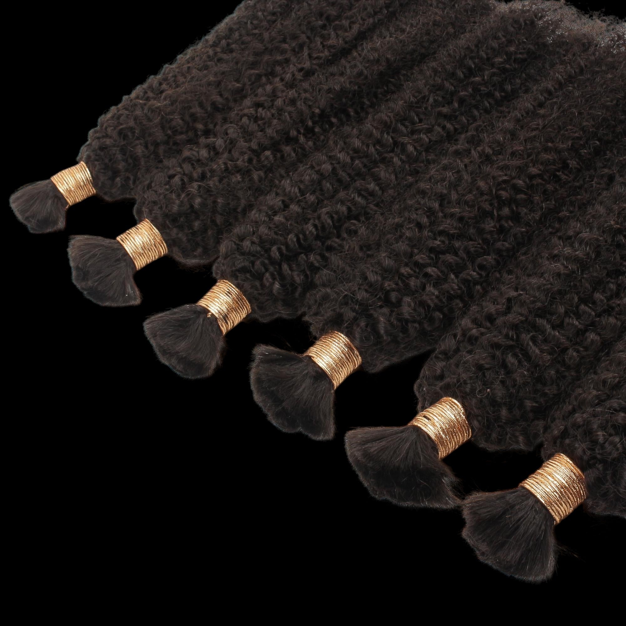 Afro Kinky Bulk 100% Human Braiding Hair by Private Label