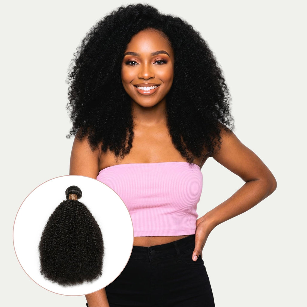 Afro Kinky Curly 100% Human Hair Bundles by Private Label
