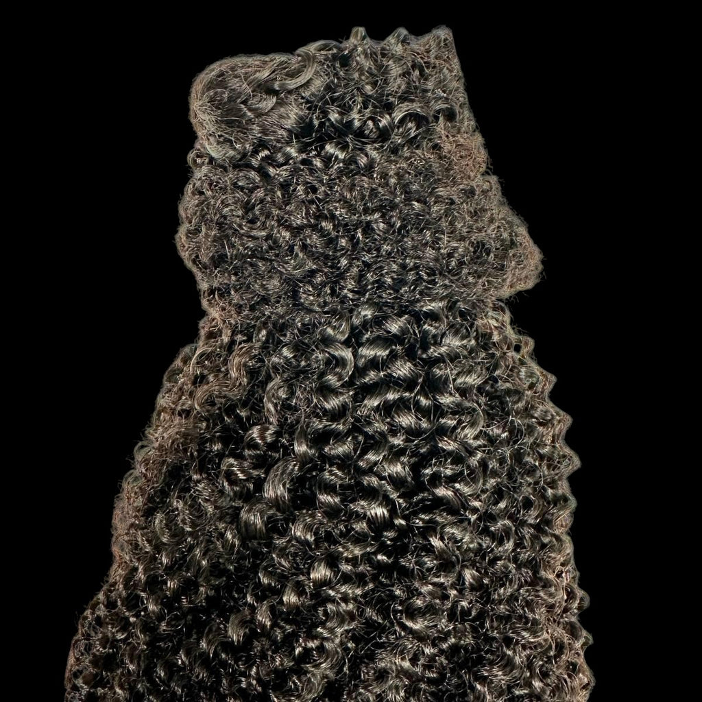 Afro Kinky Curly 100% Human Hair Ponytail Extension by Private Label