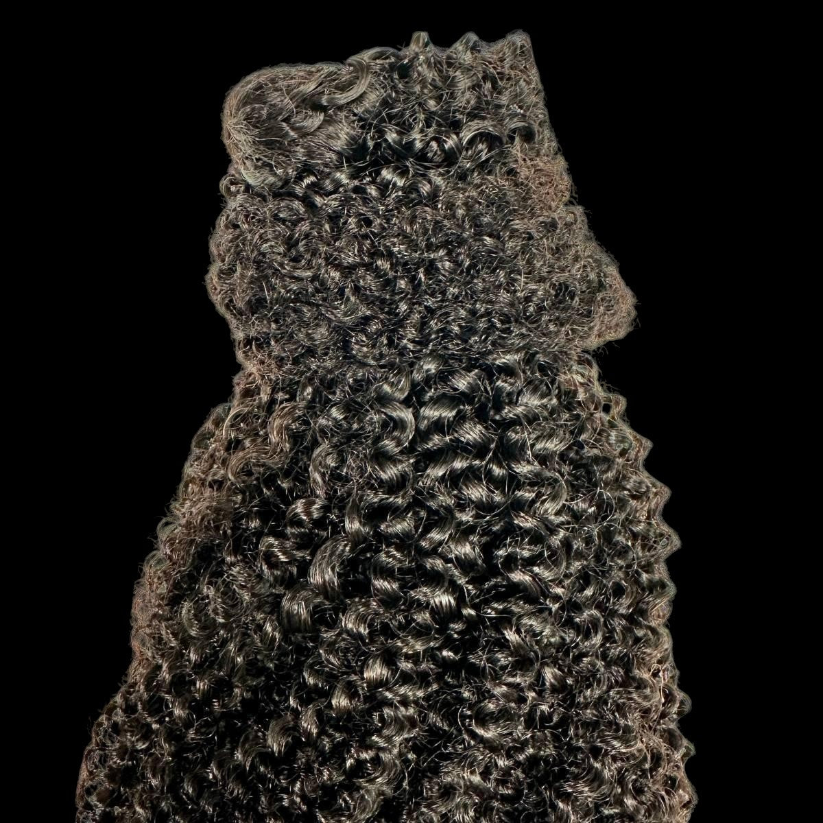 Afro Kinky Curly 100% Human Hair Ponytail Extension by Private Label
