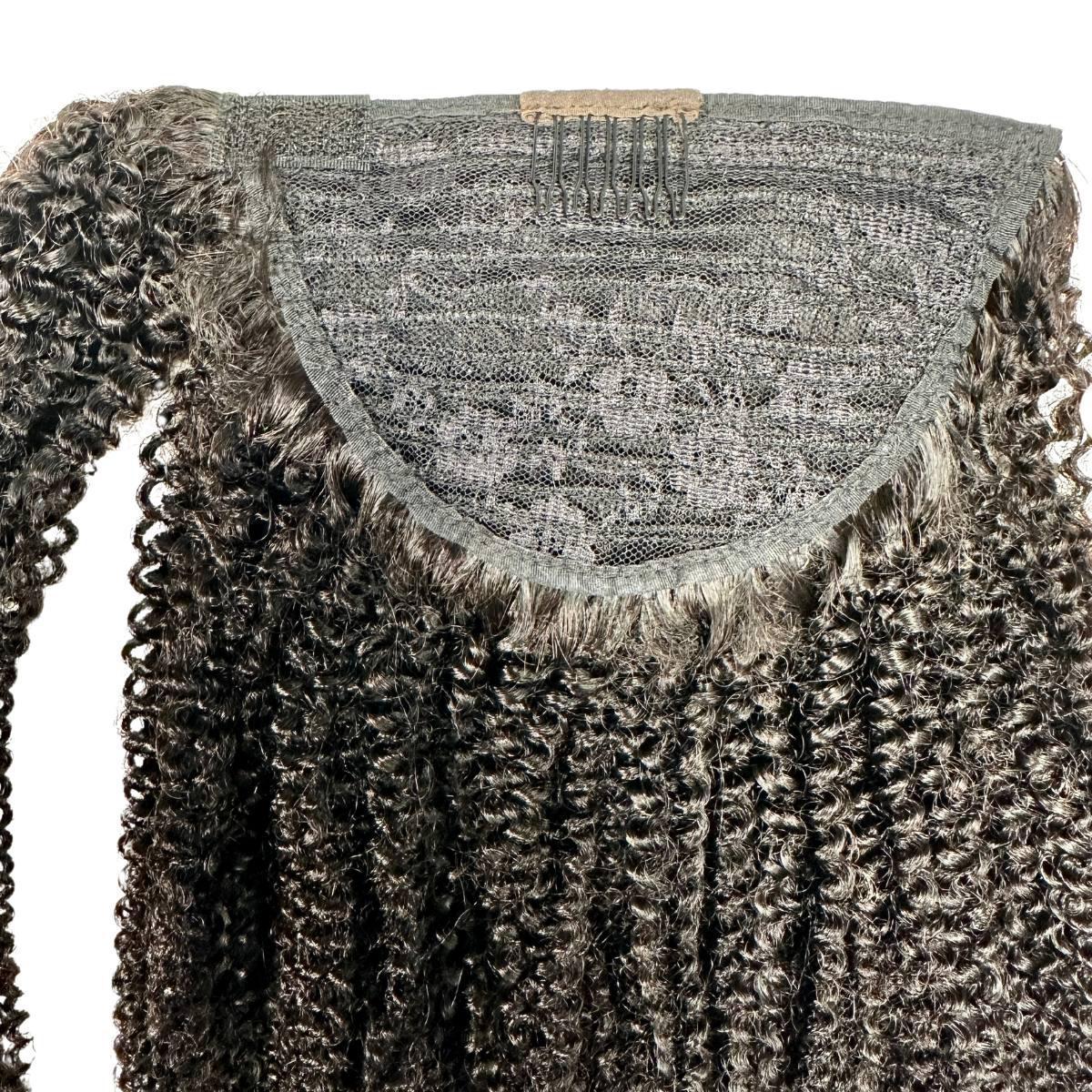 Afro Kinky Curly 100% Human Hair Ponytail Extension by Private Label