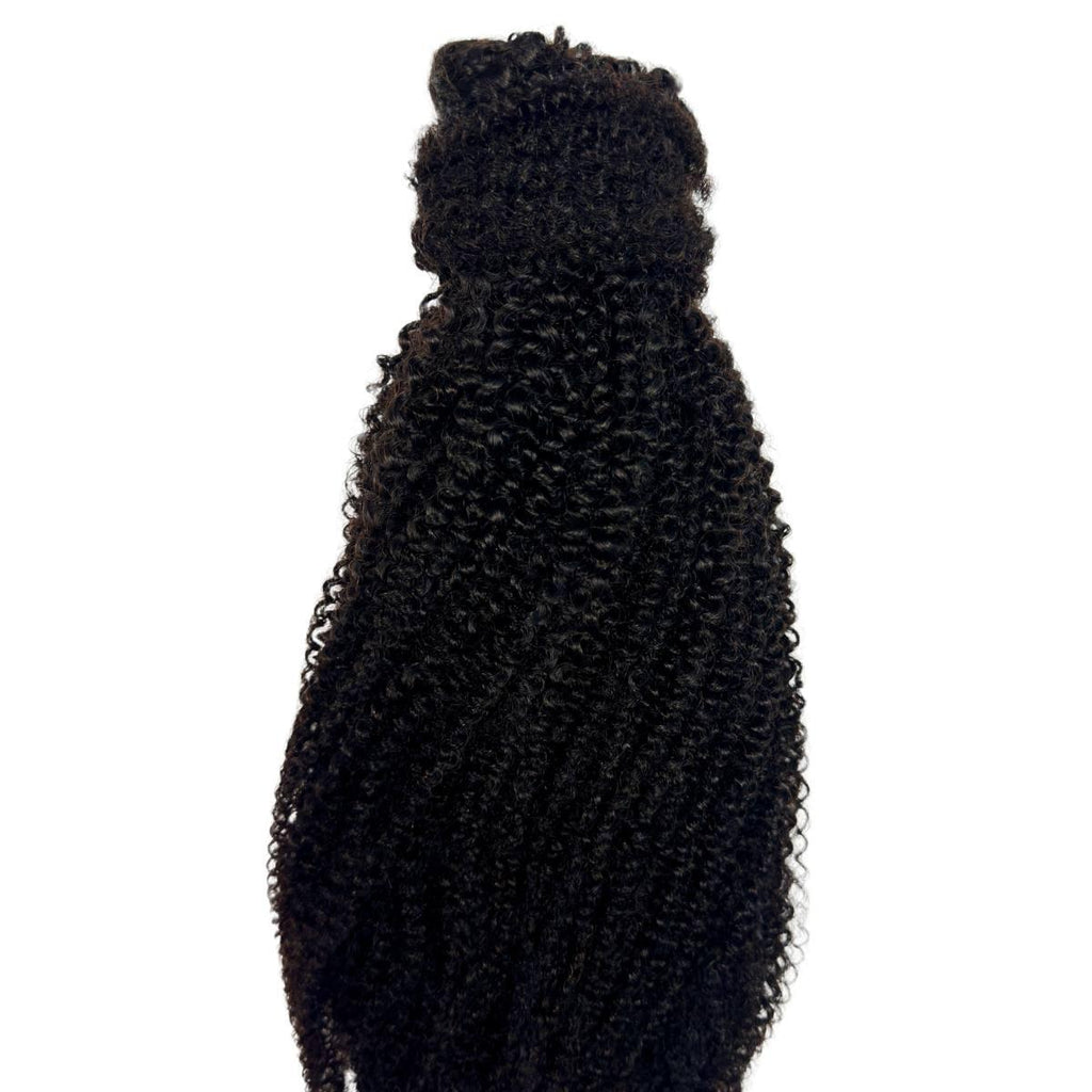 Afro Kinky Curly 100% Human Hair Ponytail Extension by Private Label
