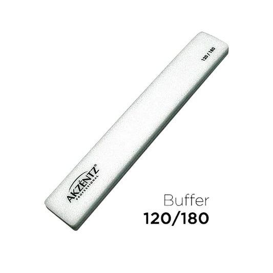 Akzentz White Spongie 120/180 (pack of 16pcs) by kvadrat store