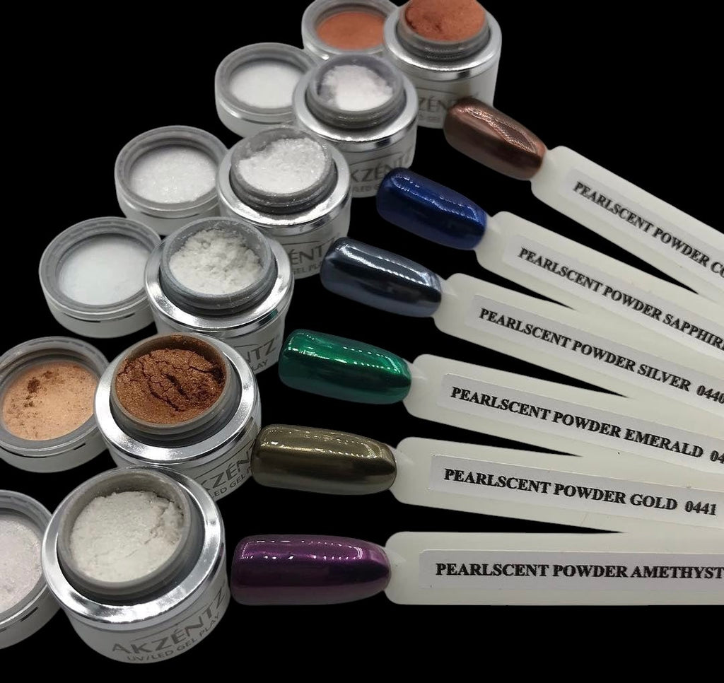 Akzentz - Gel-Play Pearlescent Powder Kit (6 x 1g) by kvadrat store