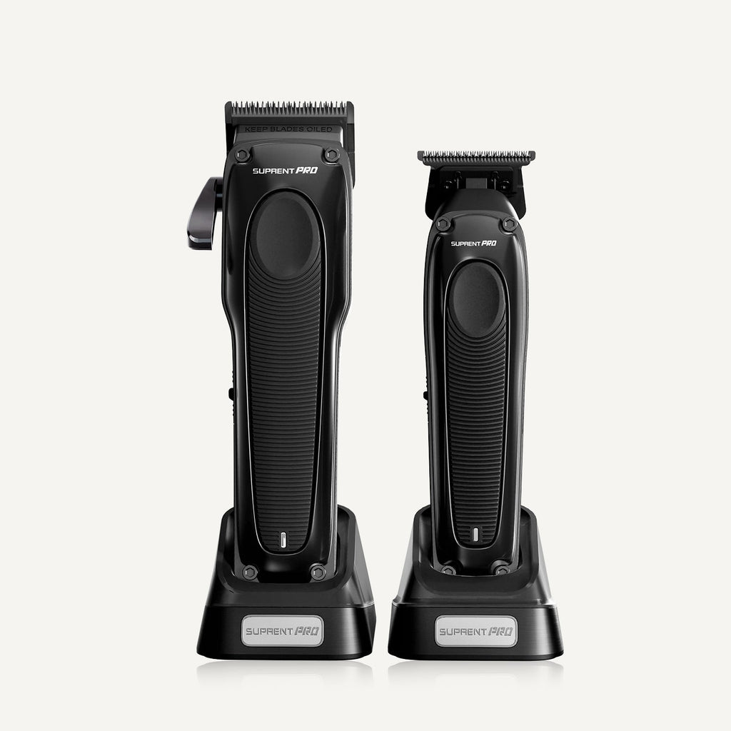 The Black Onyx Professional Clipper and Trimmer Set - HC756BX by SUPRENT US