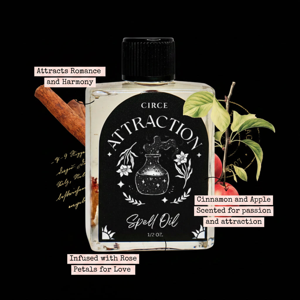 Aphrodite’s Love Spell Blend + Attraction Oil – Love & Attraction Ritual Set by Circe Boutique