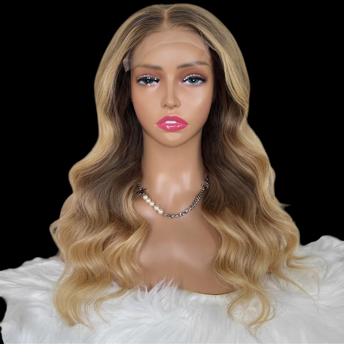 Aubrey Glueless 5x5 HD Lace Professionally Colored 100% Human Hair Closure Wig by Private Label
