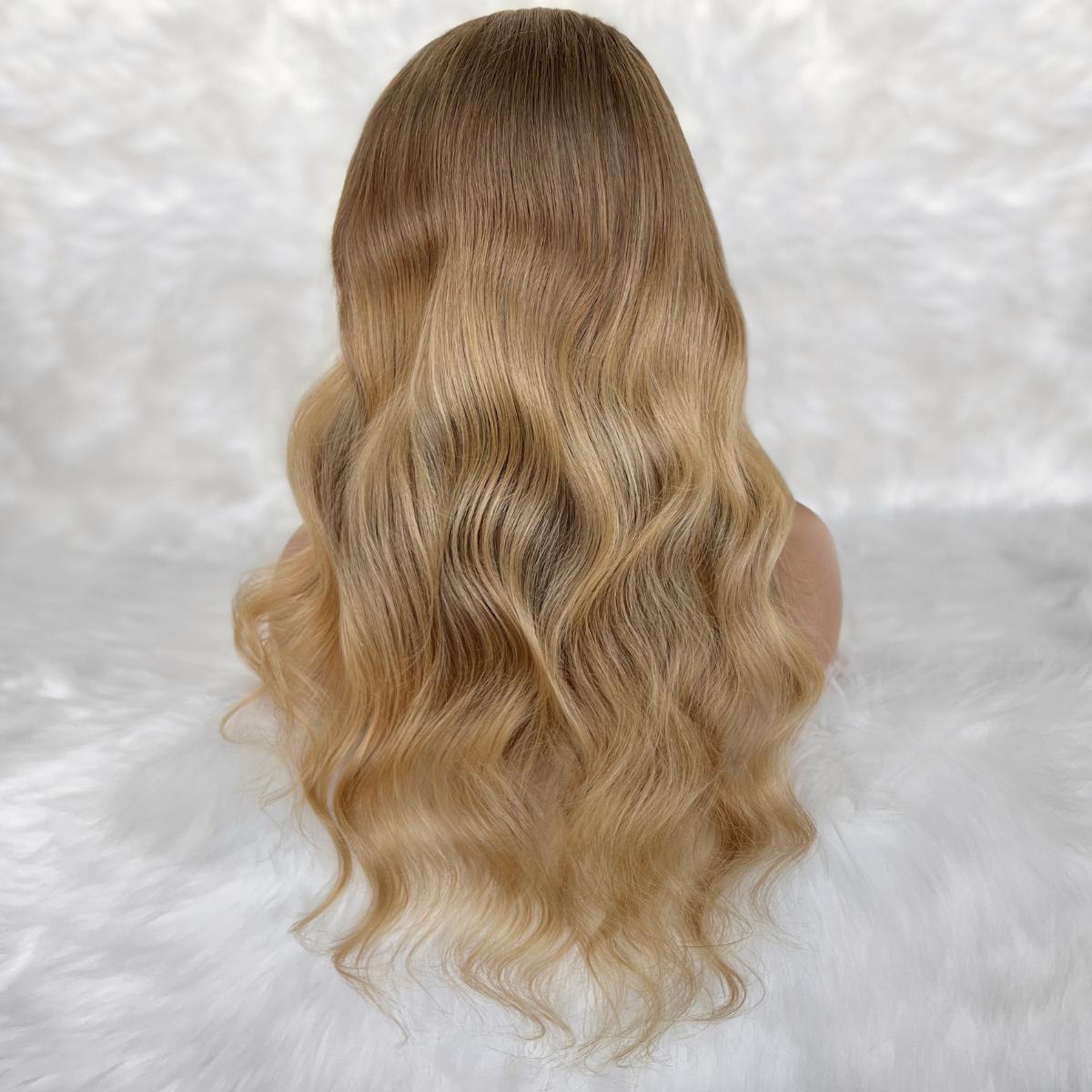 Aubrey Glueless 5x5 HD Lace Professionally Colored 100% Human Hair Closure Wig by Private Label