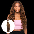 Auburn Deep Wave Bulk 100% Human Braiding Hair by Private Label