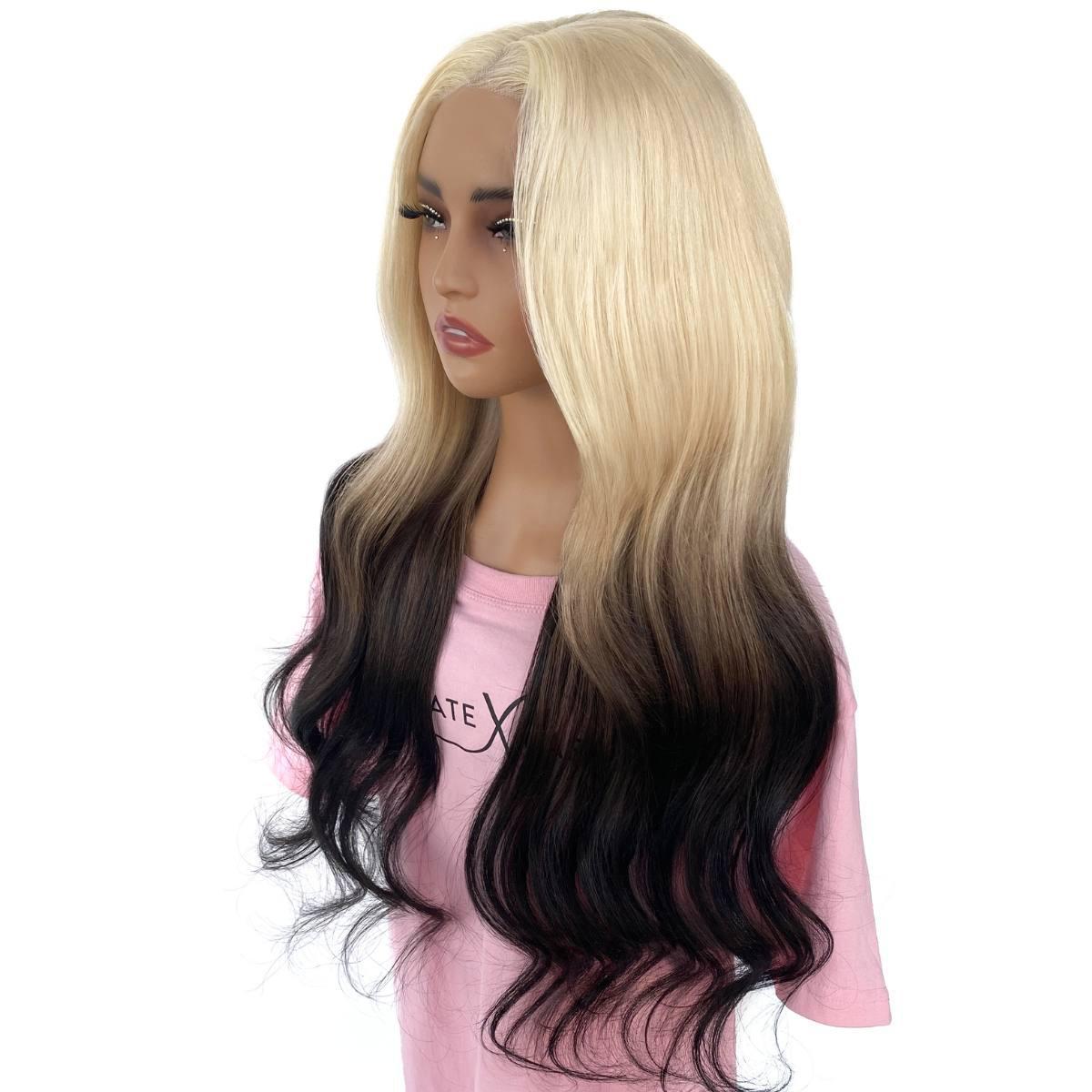 Aurora Glueless 5x5 HD Lace Professionally Colored 100% Human Hair Closure Wig by Private Label