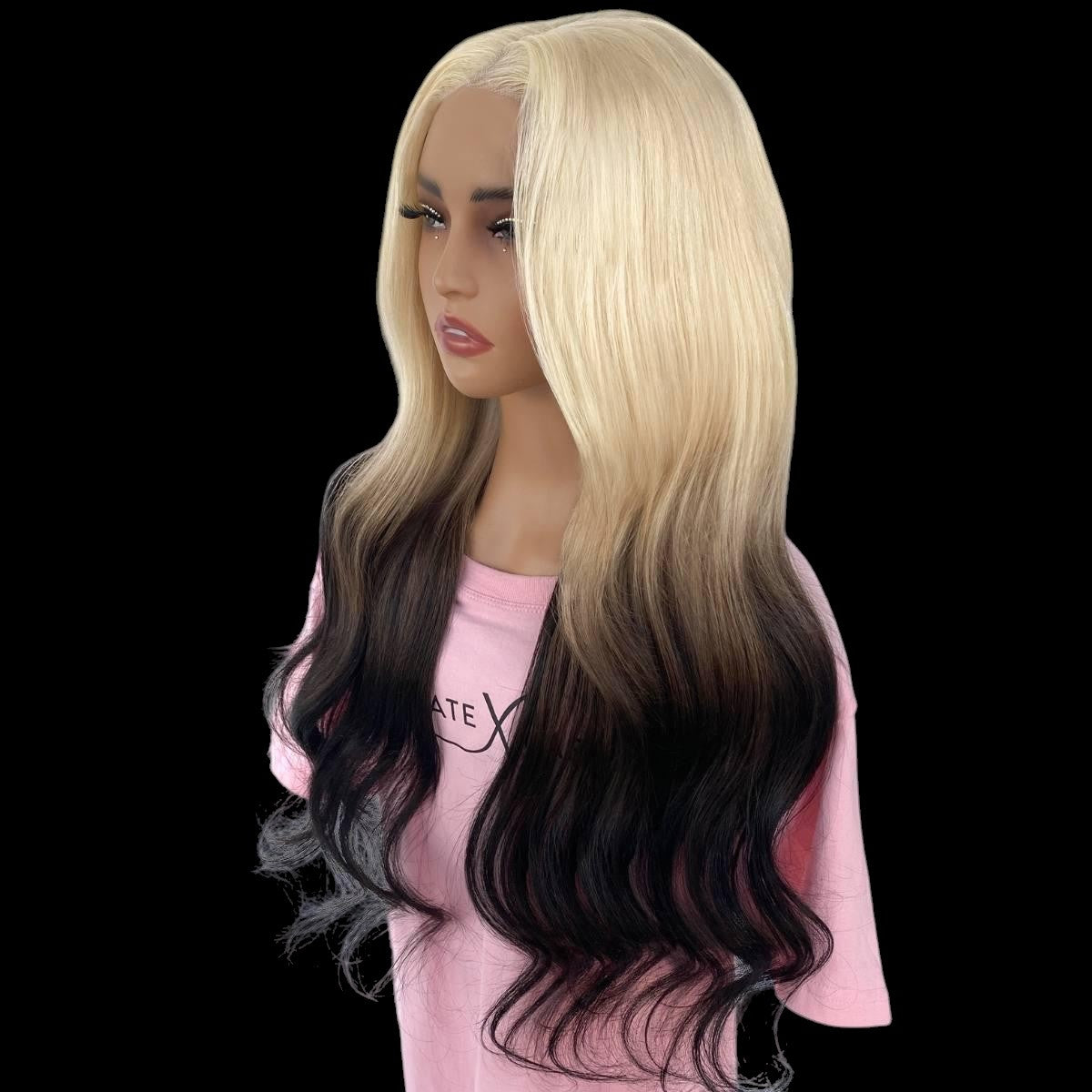 Aurora Glueless 5x5 HD Lace Professionally Colored 100% Human Hair Closure Wig by Private Label