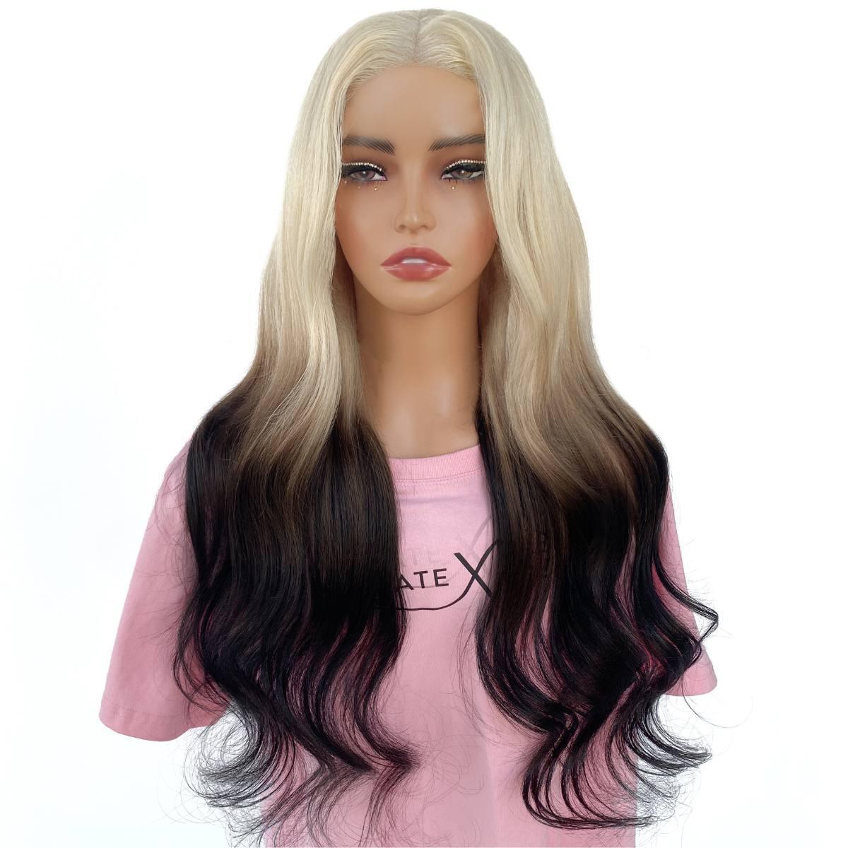 Aurora Glueless 5x5 HD Lace Professionally Colored 100% Human Hair Closure Wig by Private Label