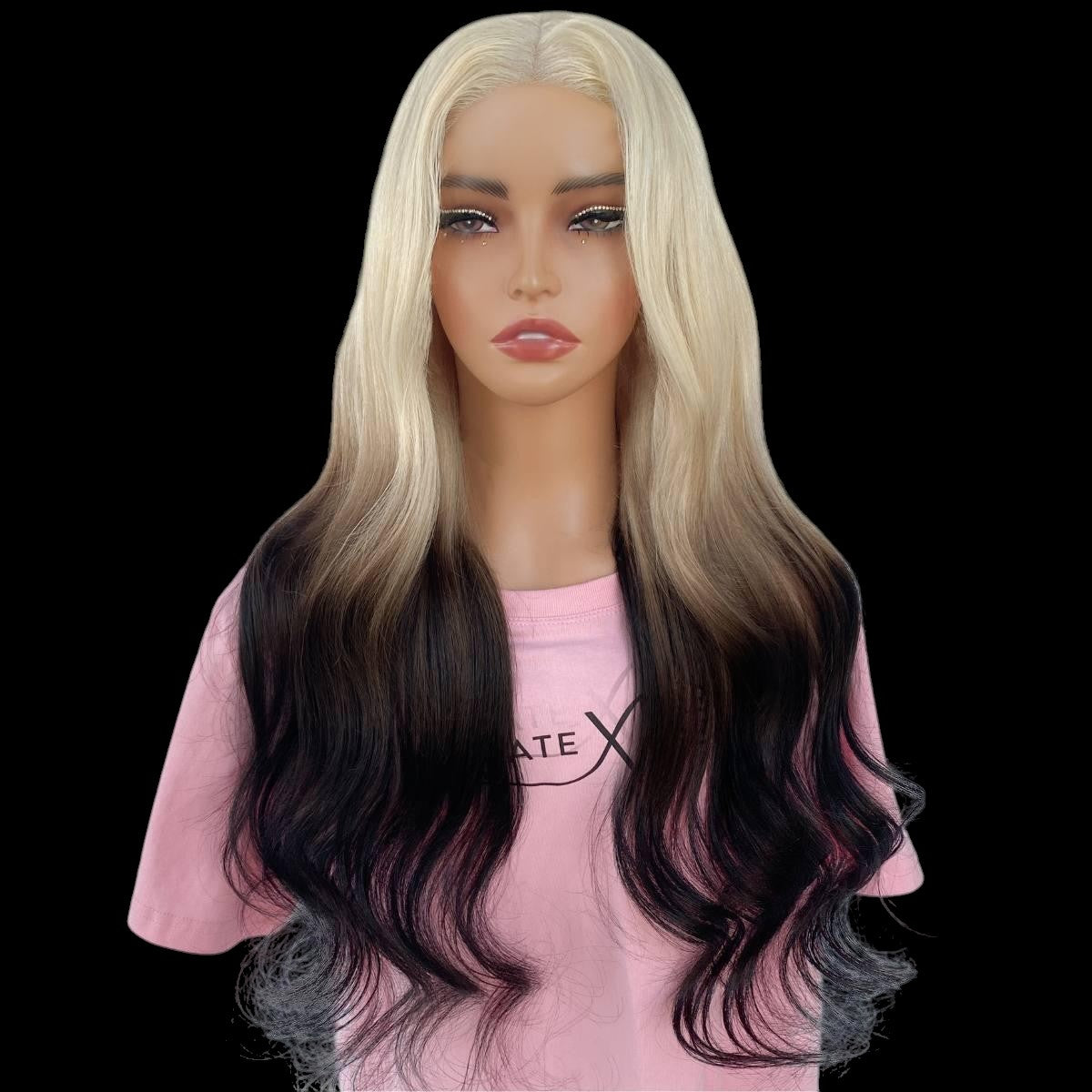 Aurora Glueless 5x5 HD Lace Professionally Colored 100% Human Hair Closure Wig by Private Label