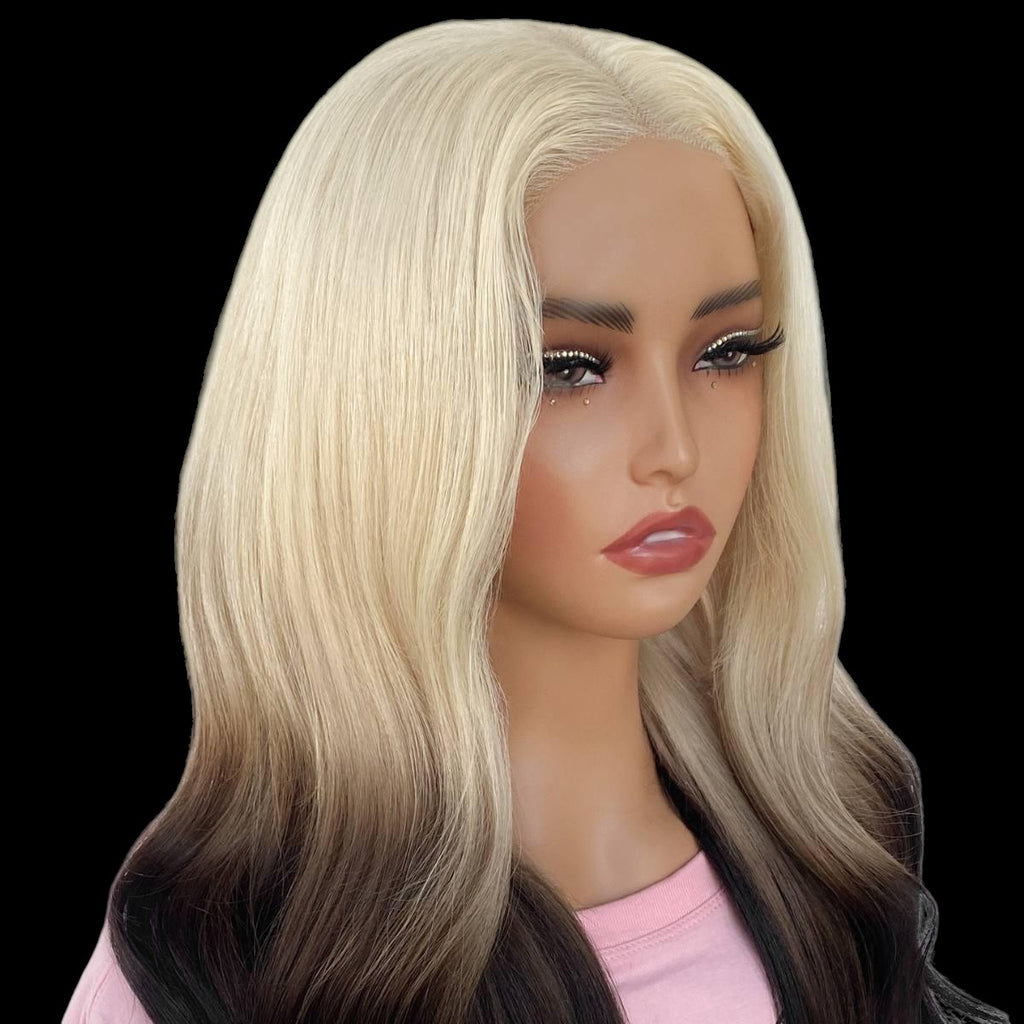 Aurora Glueless 5x5 HD Lace Professionally Colored 100% Human Hair Closure Wig by Private Label