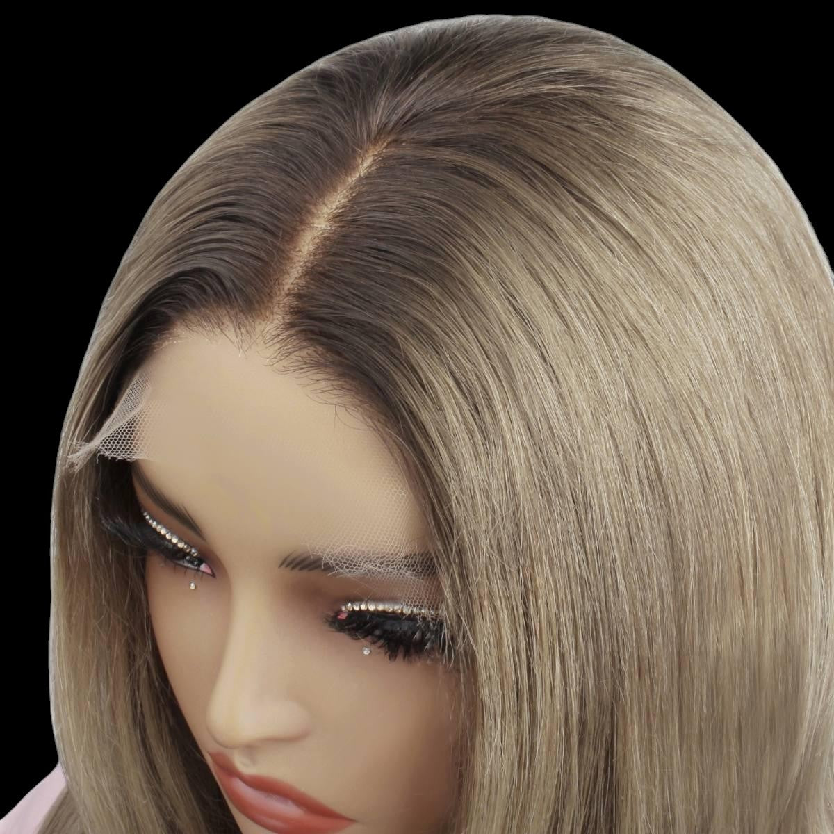 Autumn Glueless 5x5 HD Lace Professionally Colored 100% Human Hair Closure Wig by Private Label