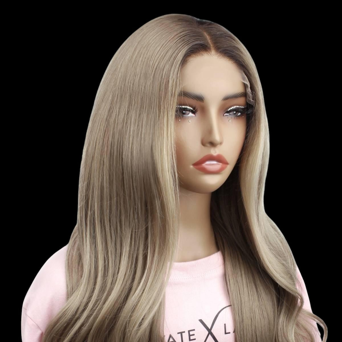 Autumn Glueless 5x5 HD Lace Professionally Colored 100% Human Hair Closure Wig by Private Label