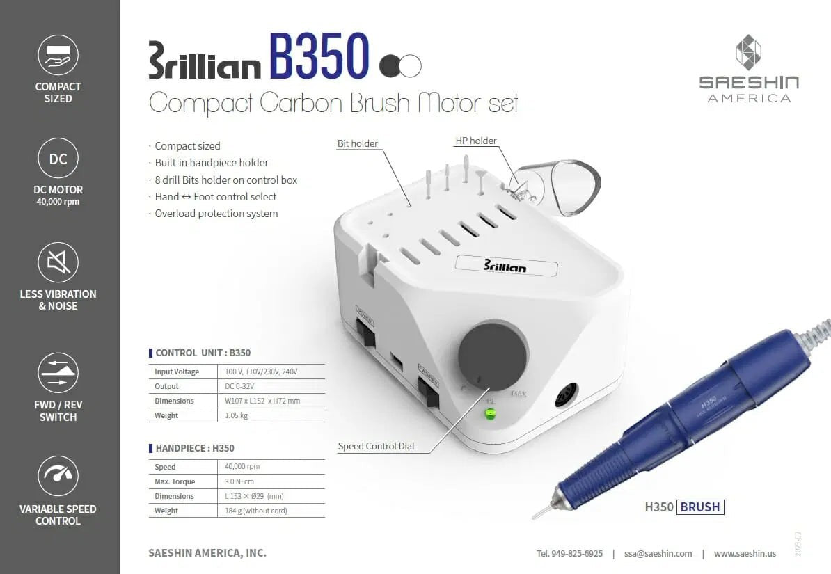 BRILLIAN B350 / H350(BLUE) 35K SET(3/32″) - SAESHIN by kvadrat store