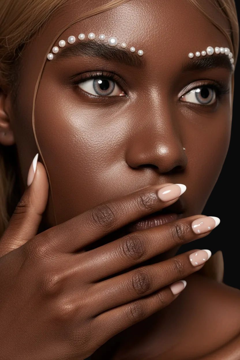 Romantic French | Soft & Durable Press-On Nails by Bonmuz