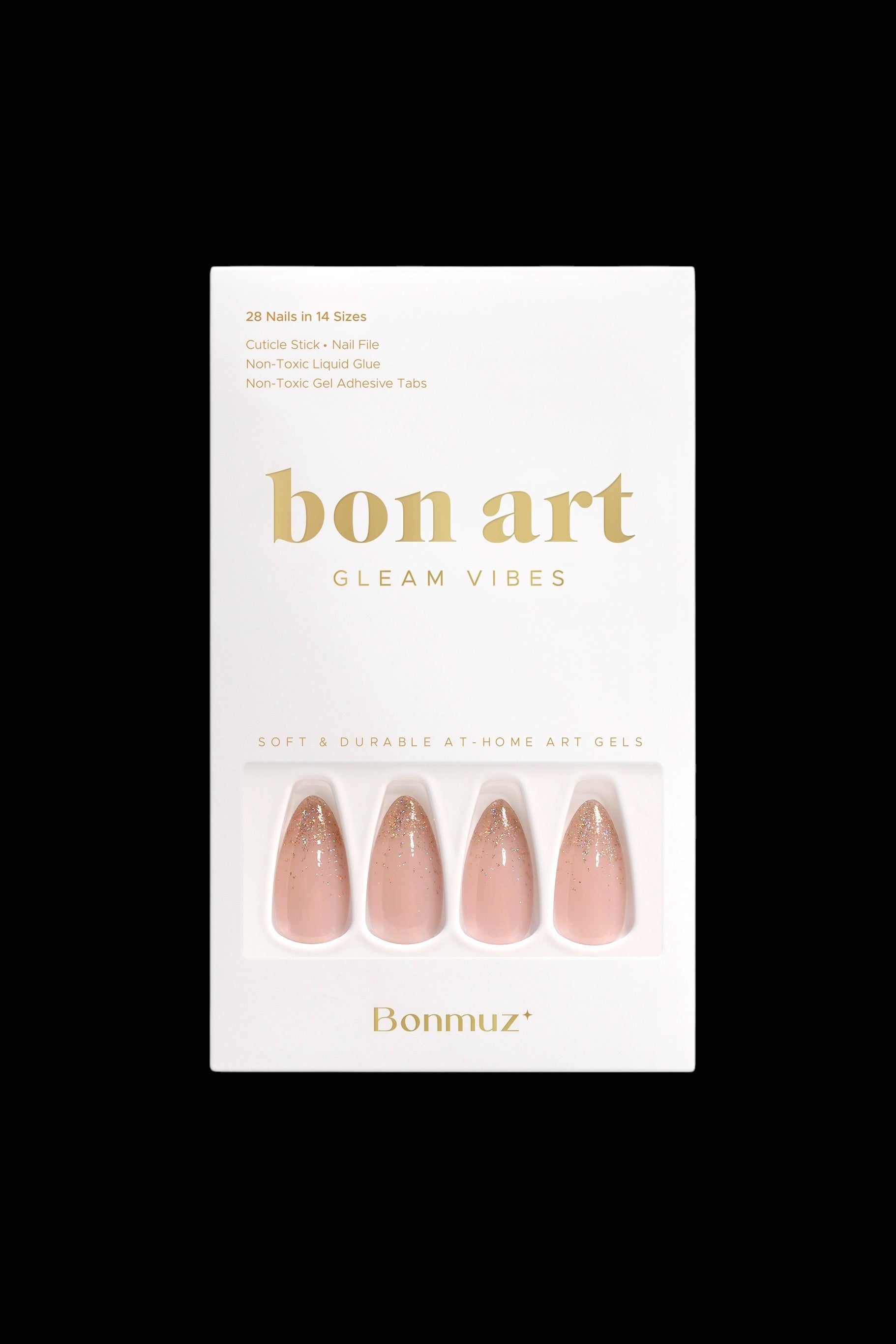Golden Prosperity | Soft & Durable Press-On Nails by Bonmuz
