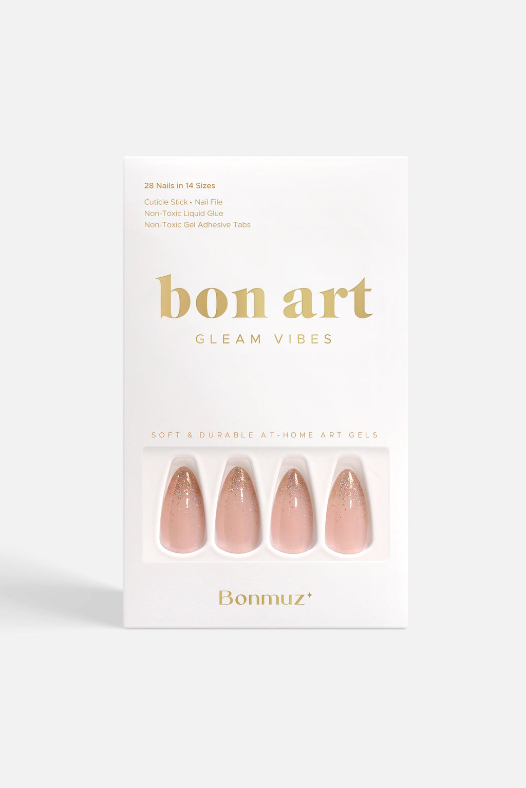 Golden Prosperity | Soft & Durable Press-On Nails by Bonmuz