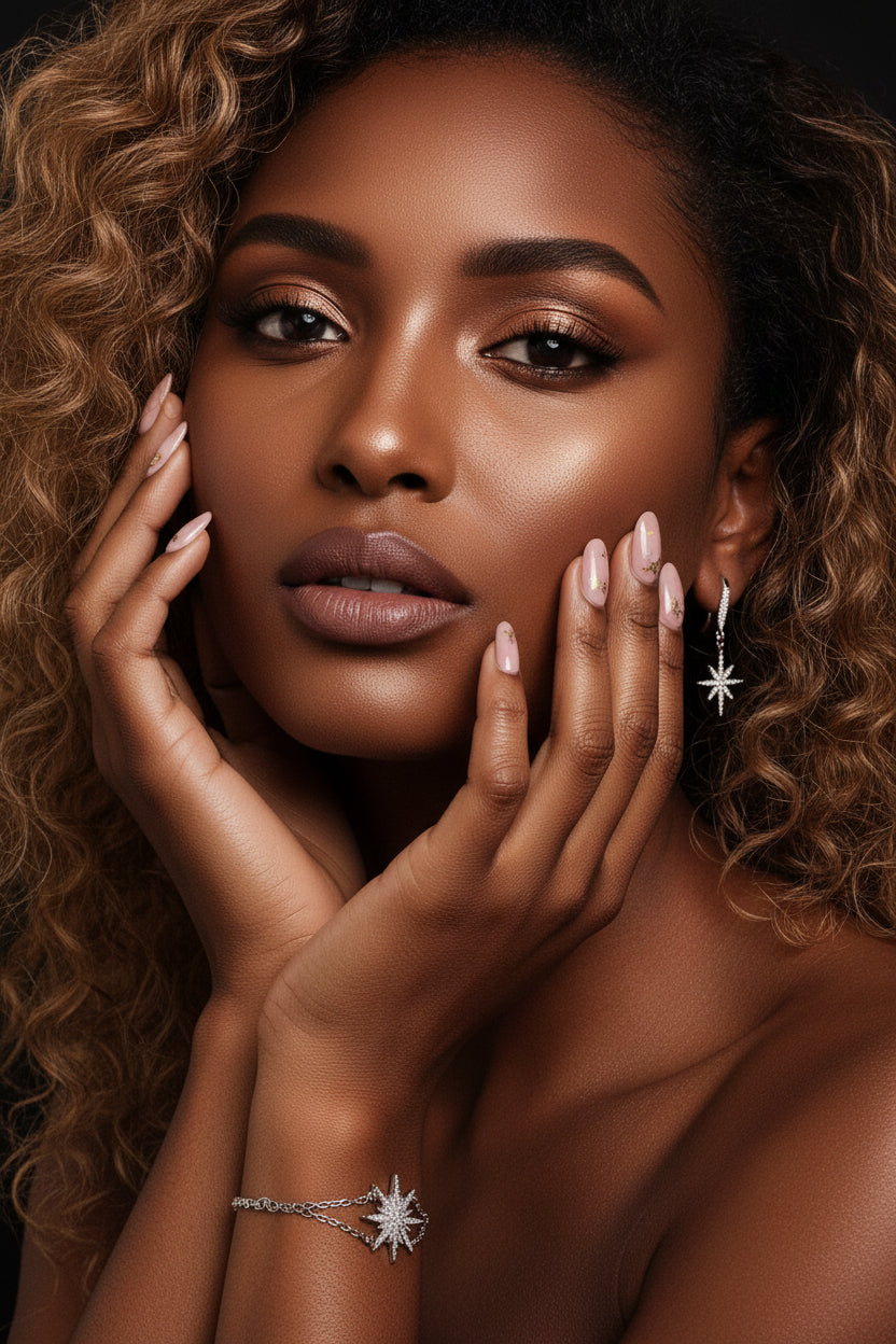Hushed Shimmer | Soft & Durable Press-On Nails by Bonmuz