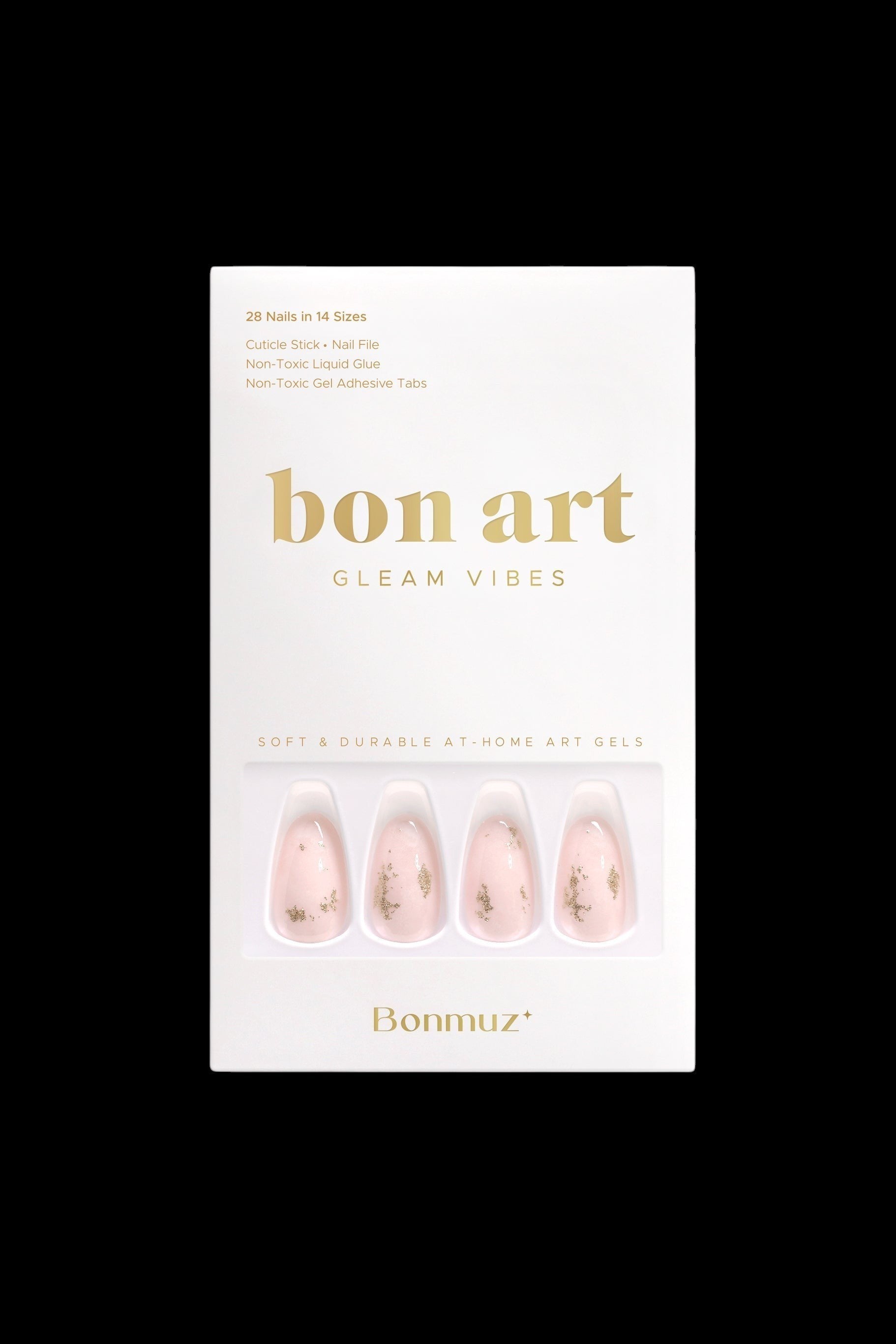 Hushed Shimmer | Soft & Durable Press-On Nails by Bonmuz