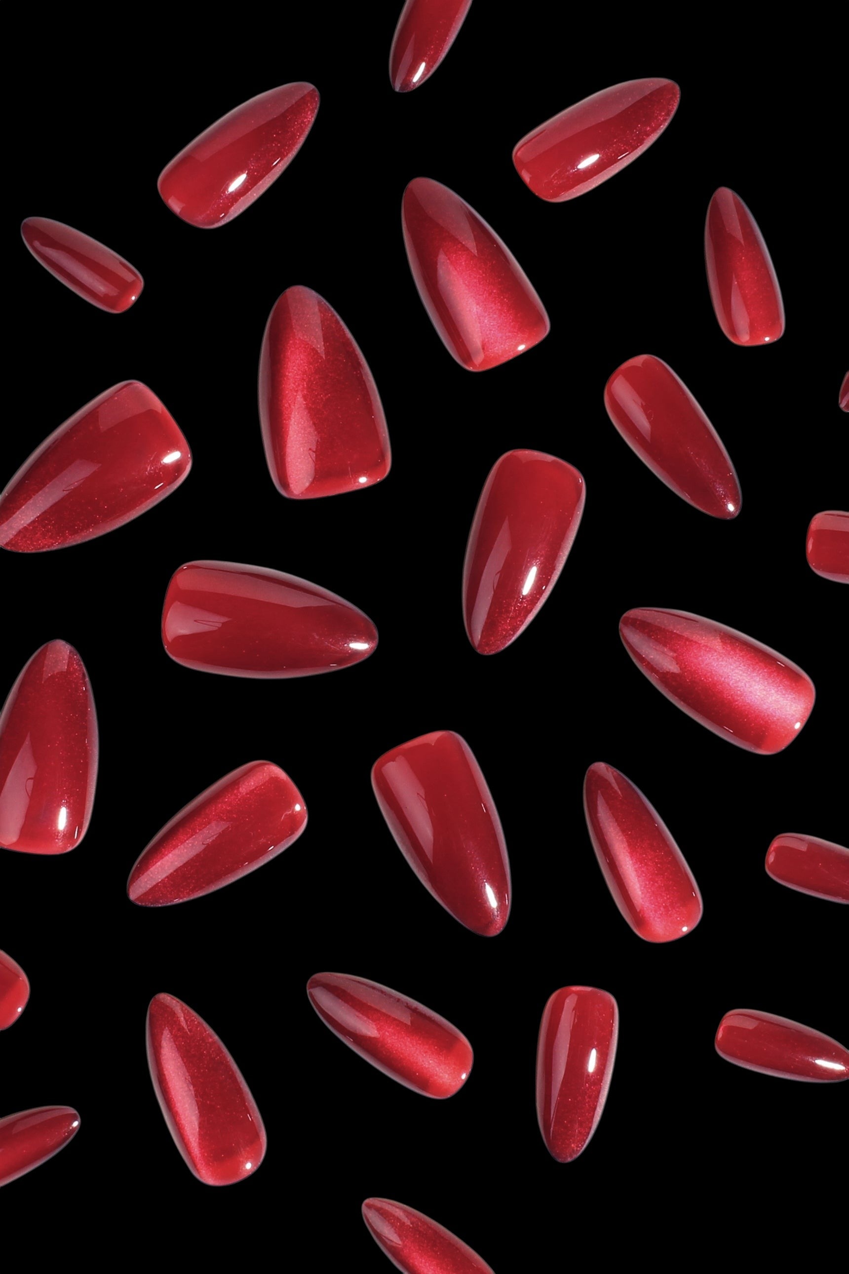 Ruby Quartz | Soft & Durable Press-On Nails by Bonmuz